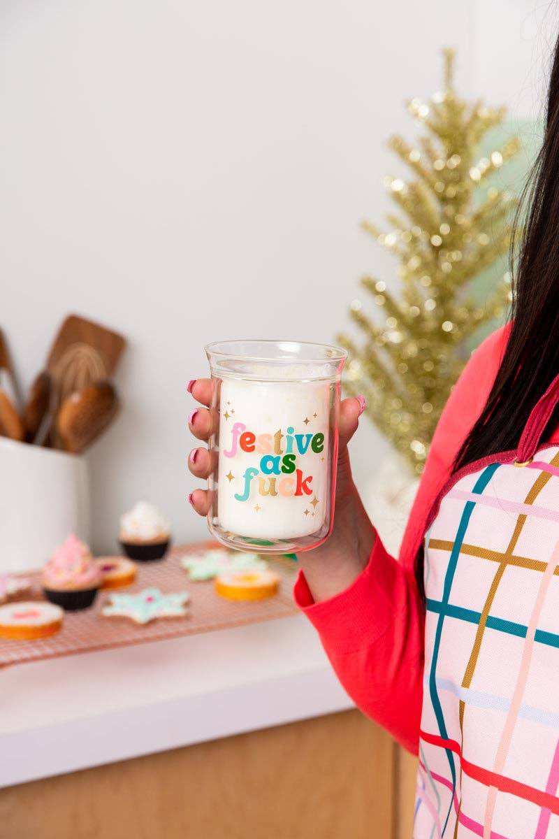 Holiday Element Glass Tumbler