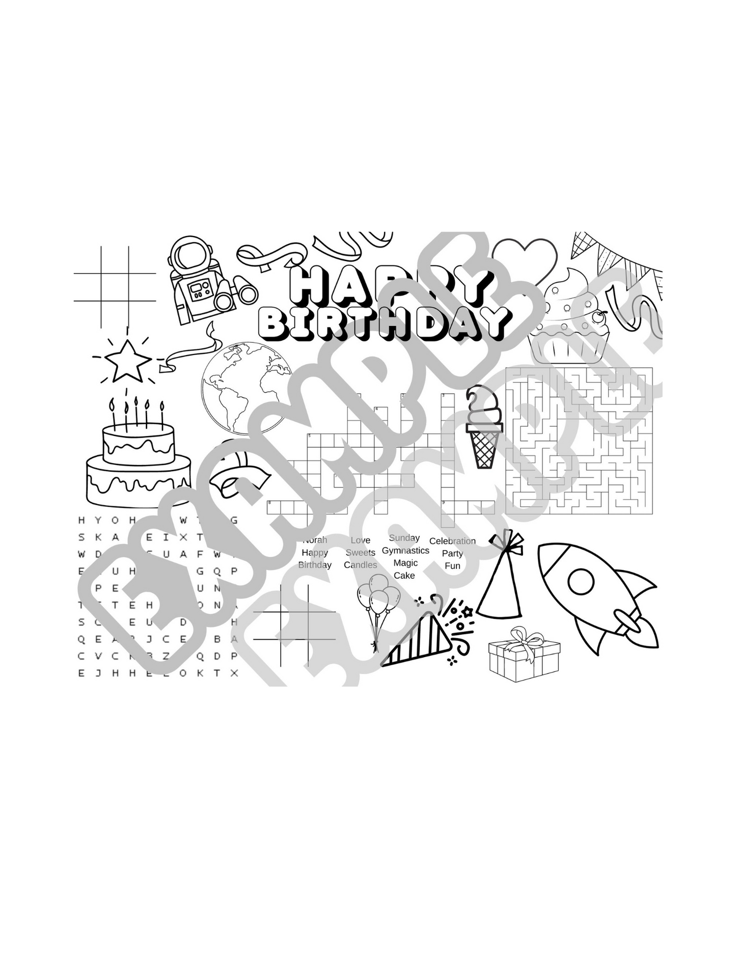 Printed Customized Color Mats