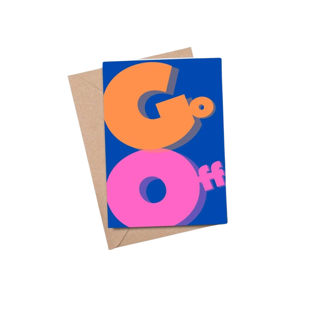 Go off Congratulations Card