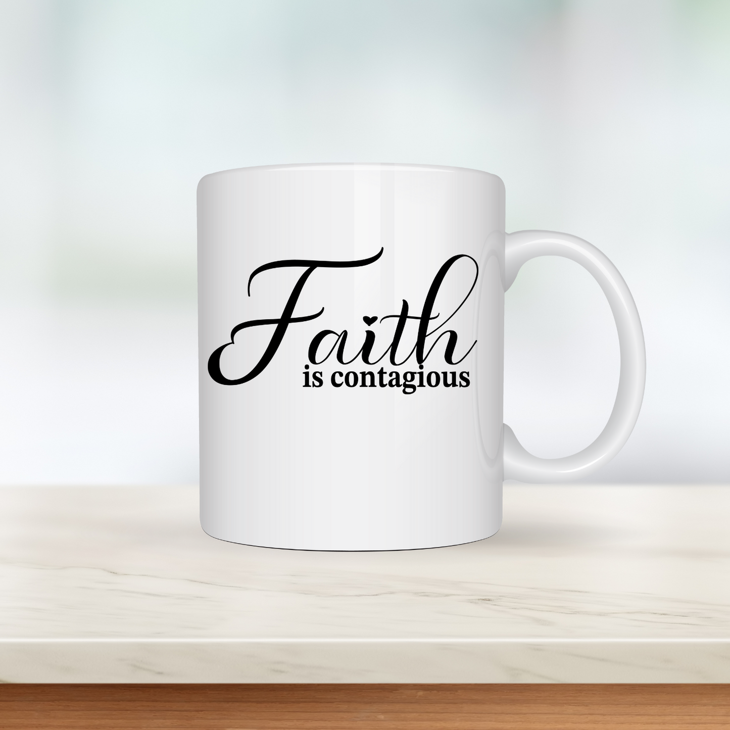 "Faith is Contagious" - Mug
