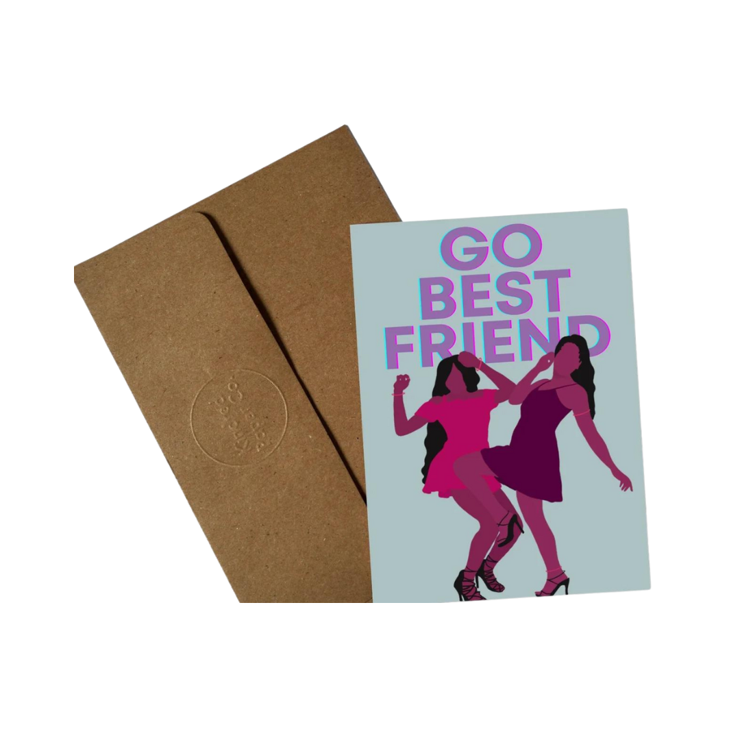 Go best friend! - Card
