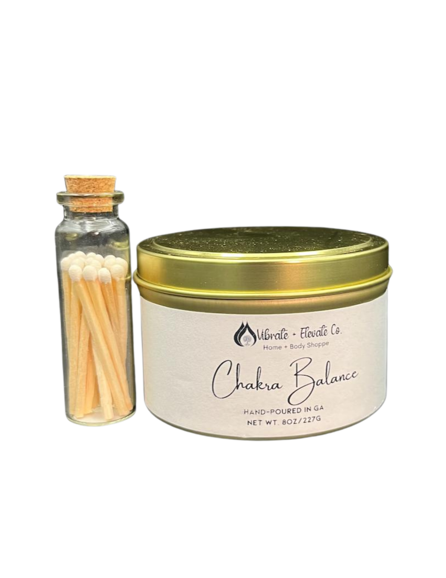 Chakra Balance Candles and Colored Matches