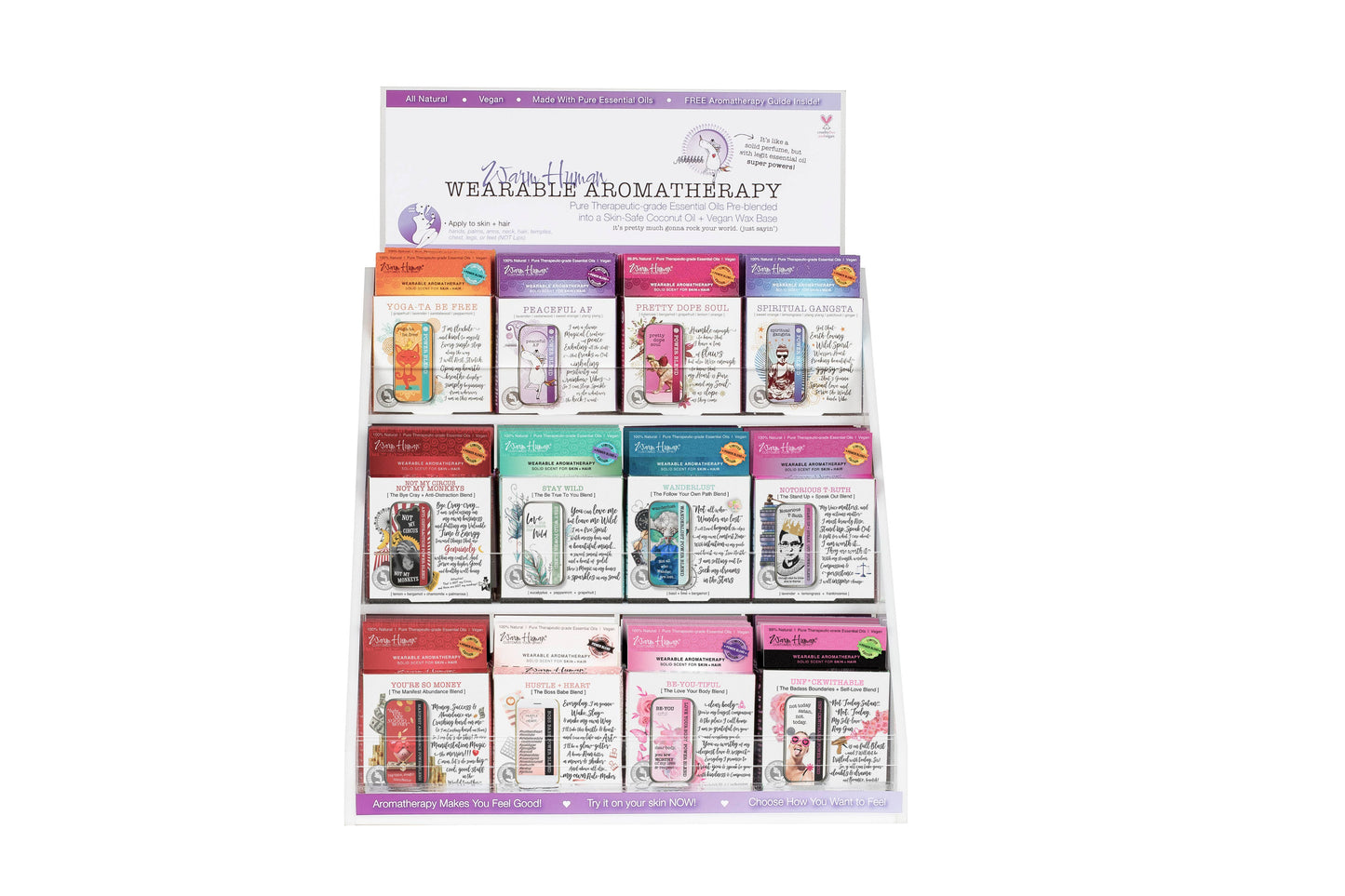 Hustle + Heart -Blend-100% Pure Solid Essential Oil Perfume