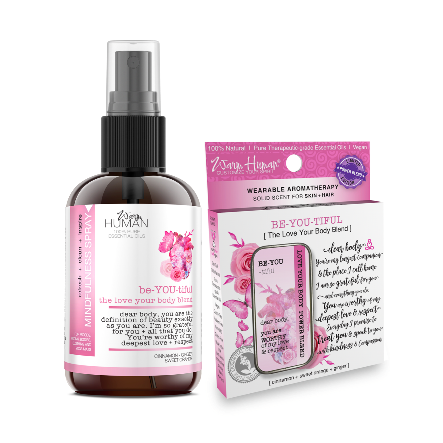 BE-YOU-TIFUL Love Your Body Blend Mindfulness Spray