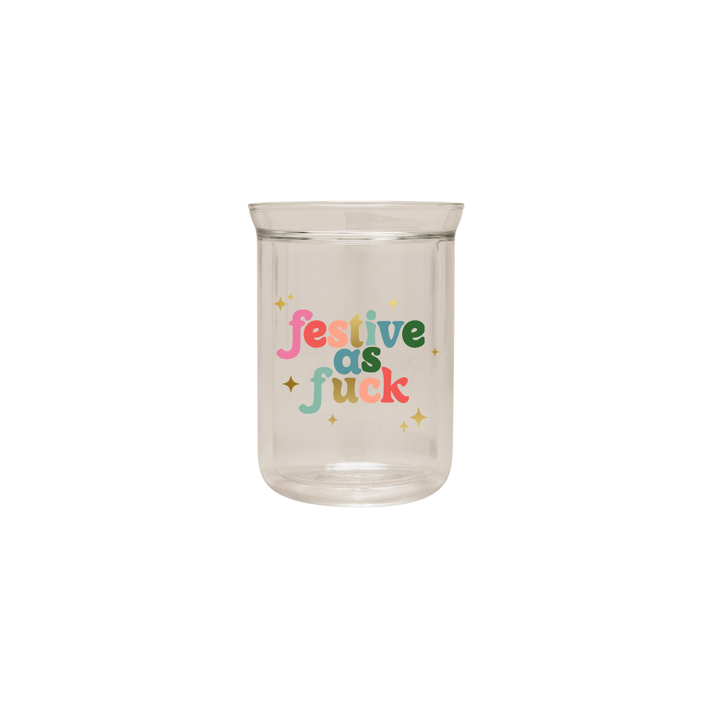 Holiday Element Glass Tumbler