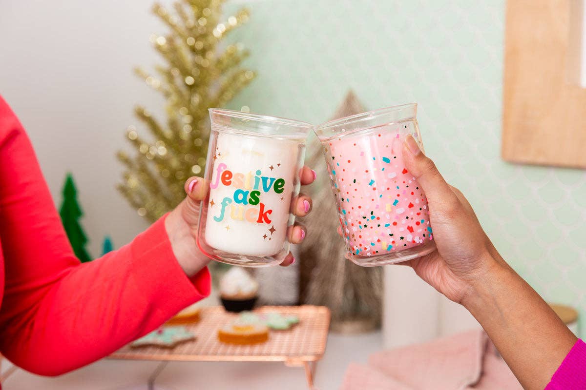 Holiday Element Glass Tumbler