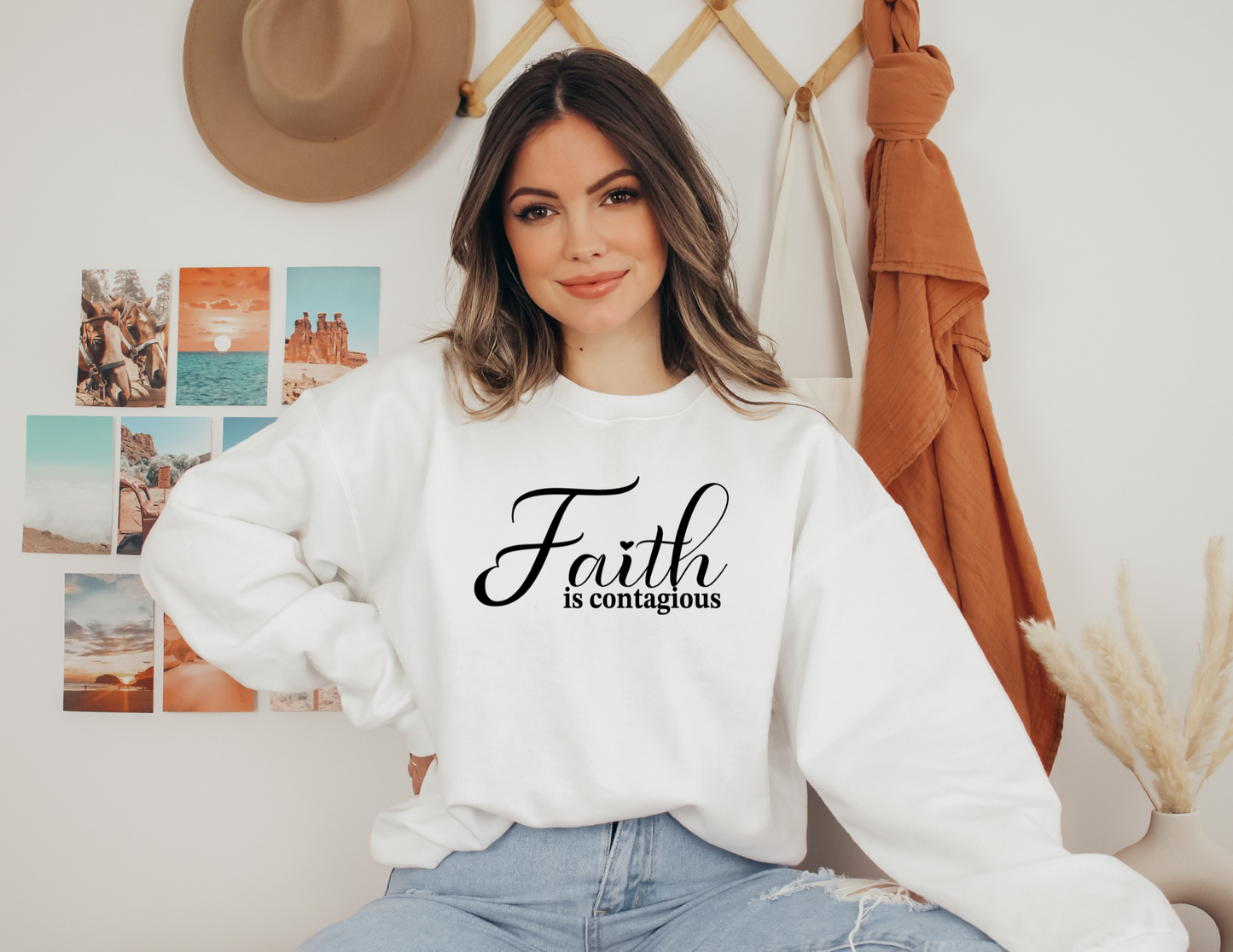 "Faith is Contagious" - Sweatshirt