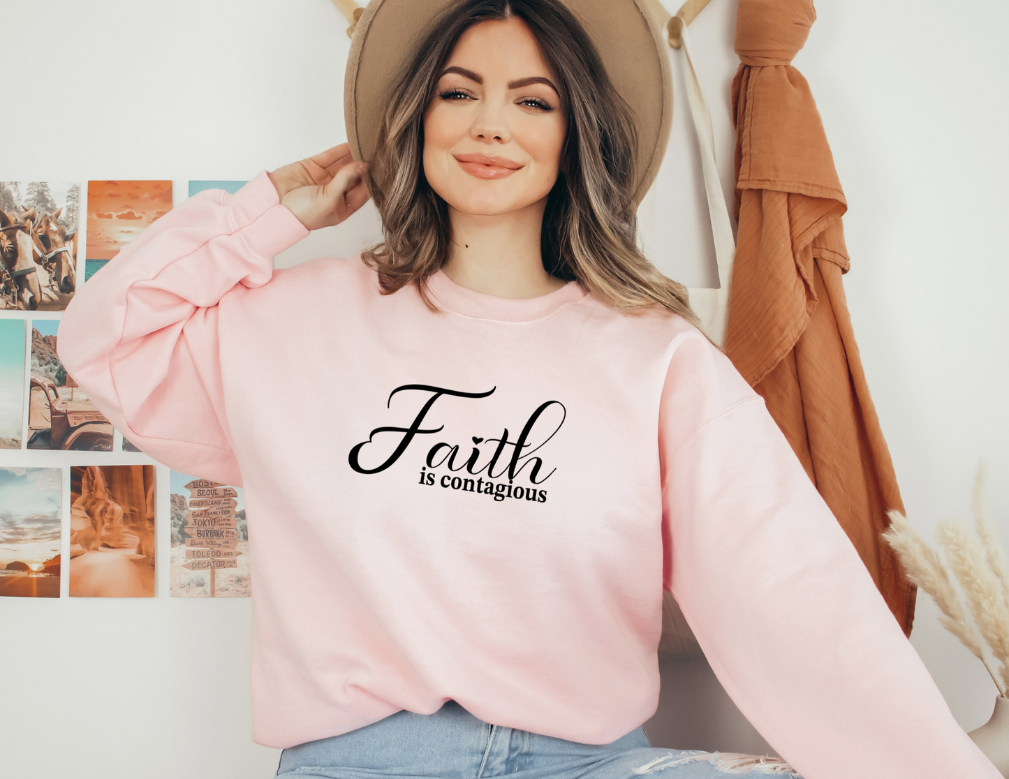 "Faith is Contagious" - Sweatshirt