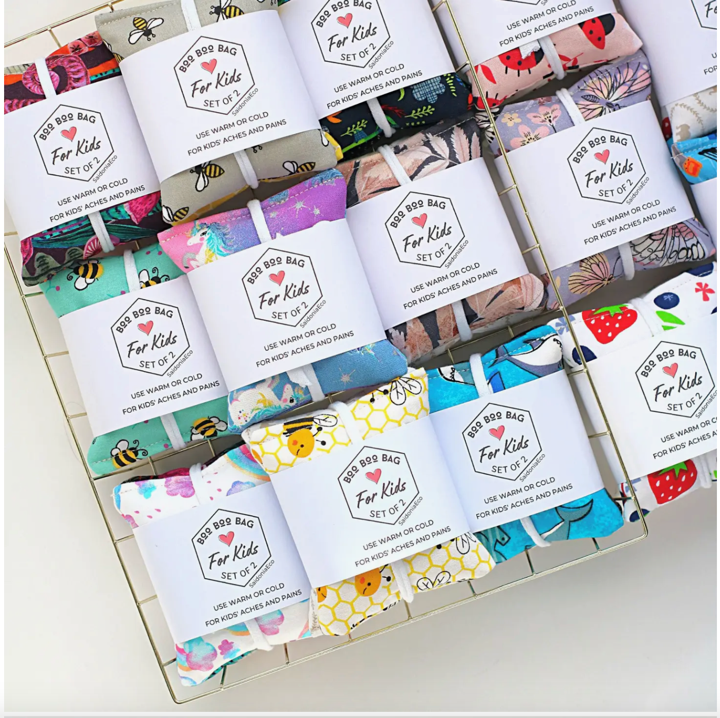 Boo Boo Bag For Kids - Hot Cold Rice Pack Minis