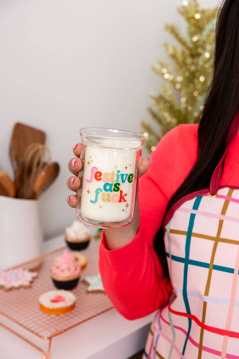 Holiday Element Glass Tumbler