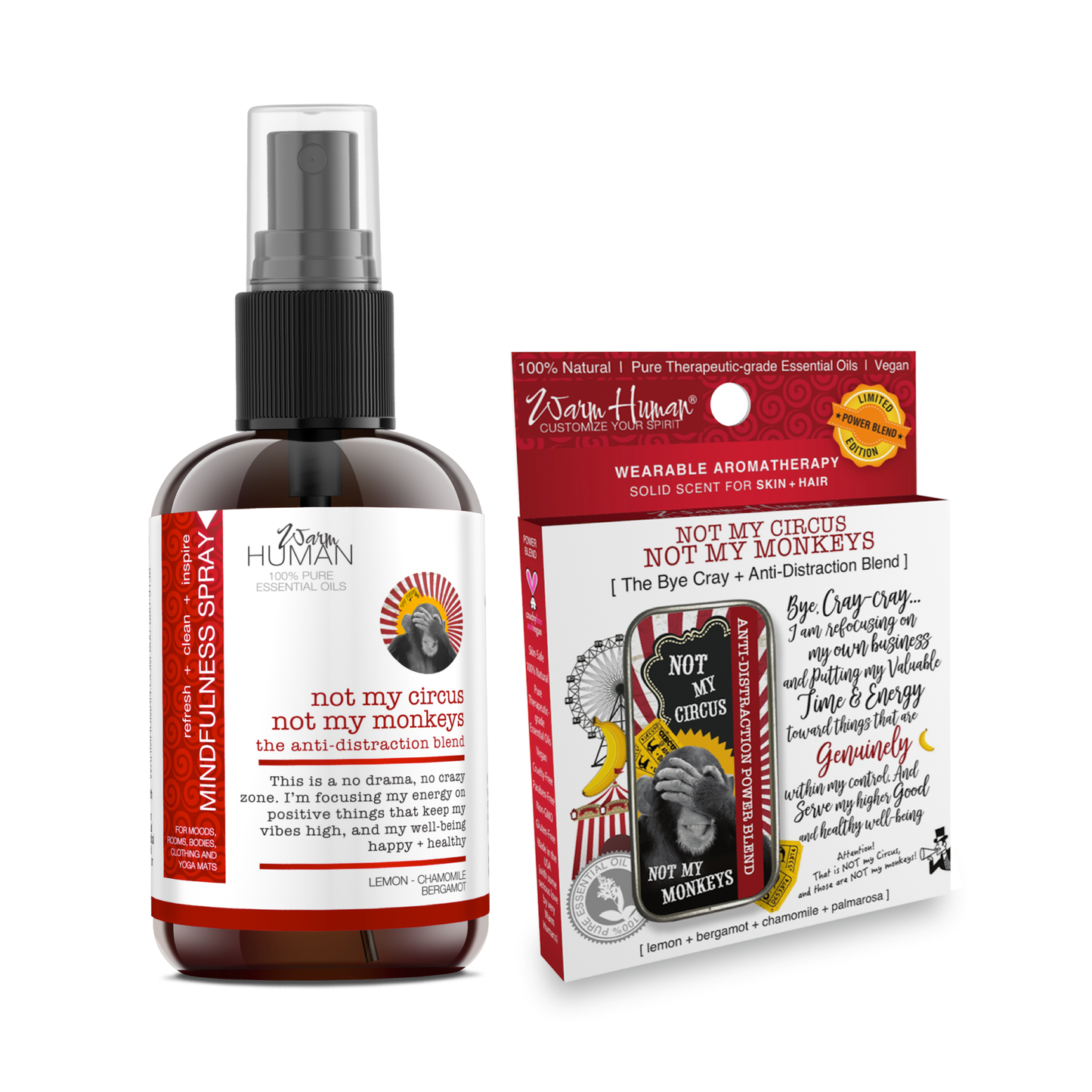 Not My Circus Not My Monkeys - Mindfulness Spray