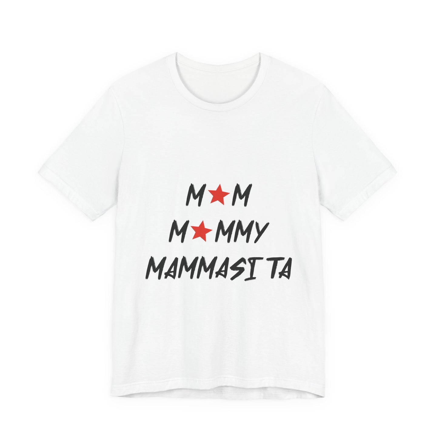 Mom Mommy Mammastia T-Shirt | Retro Script with Red Star