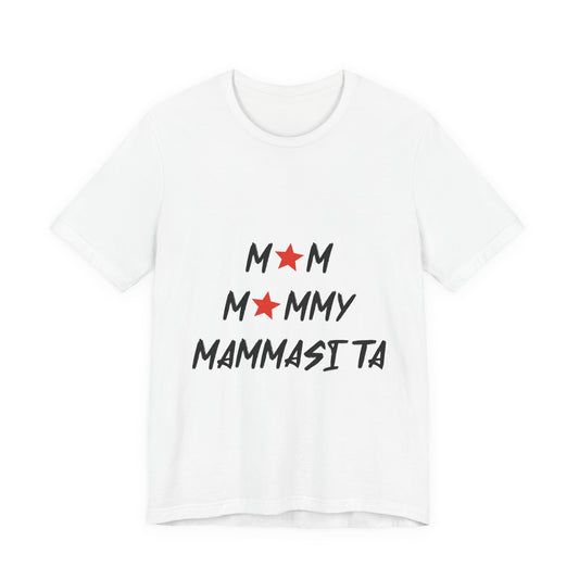 Mom Mommy Mammastia T-Shirt | Retro Script with Red Star