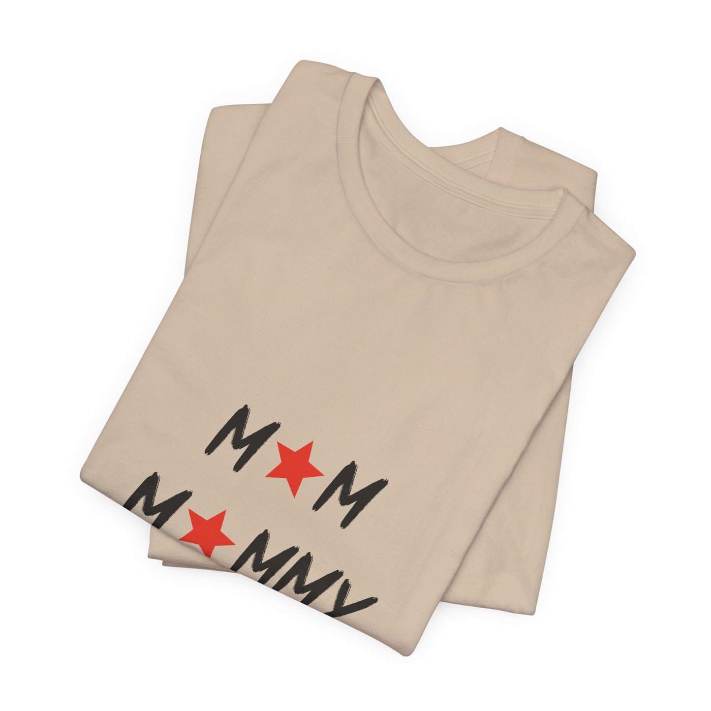 Mom Mommy Mammastia T-Shirt | Retro Script with Red Star