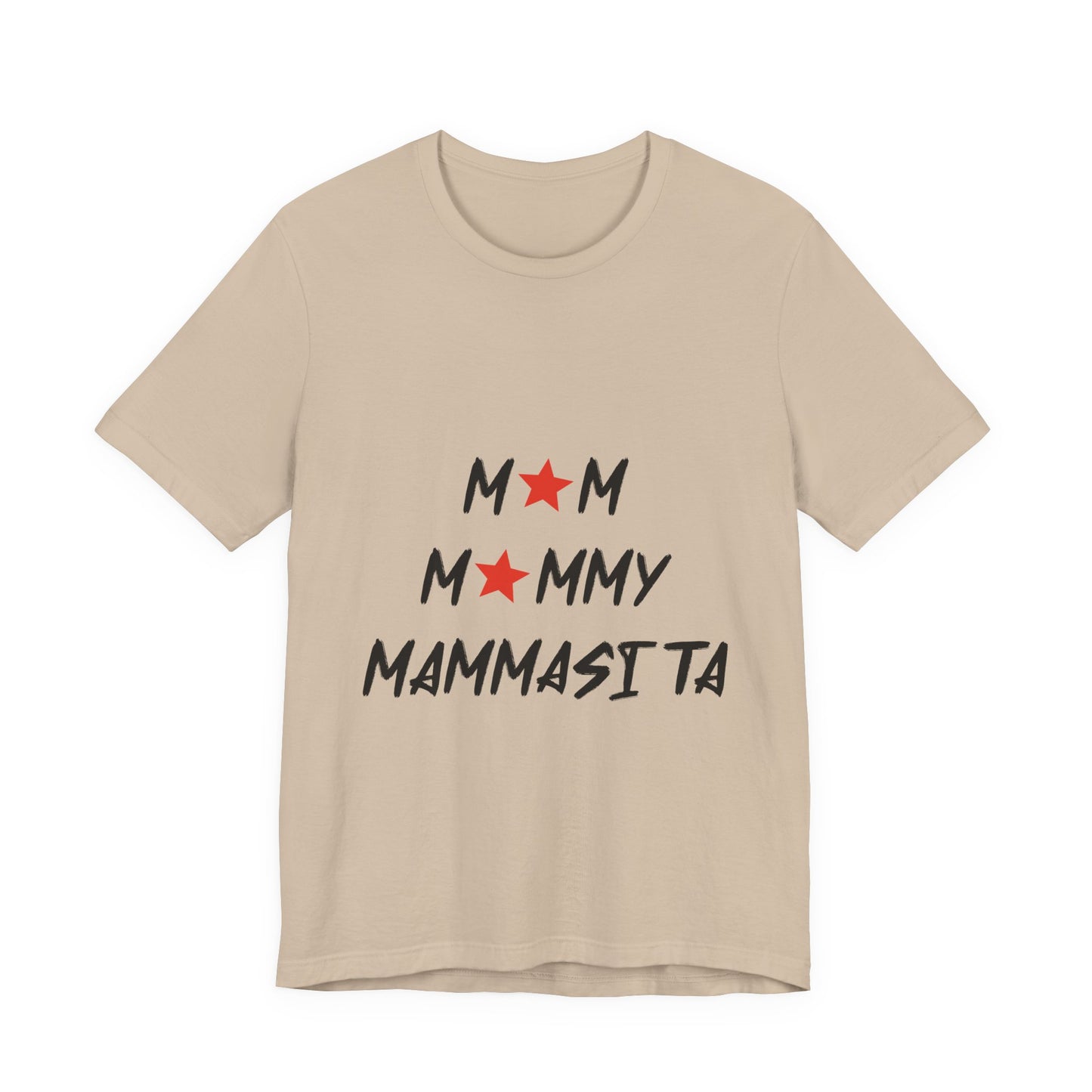 Mom Mommy Mammastia T-Shirt | Retro Script with Red Star