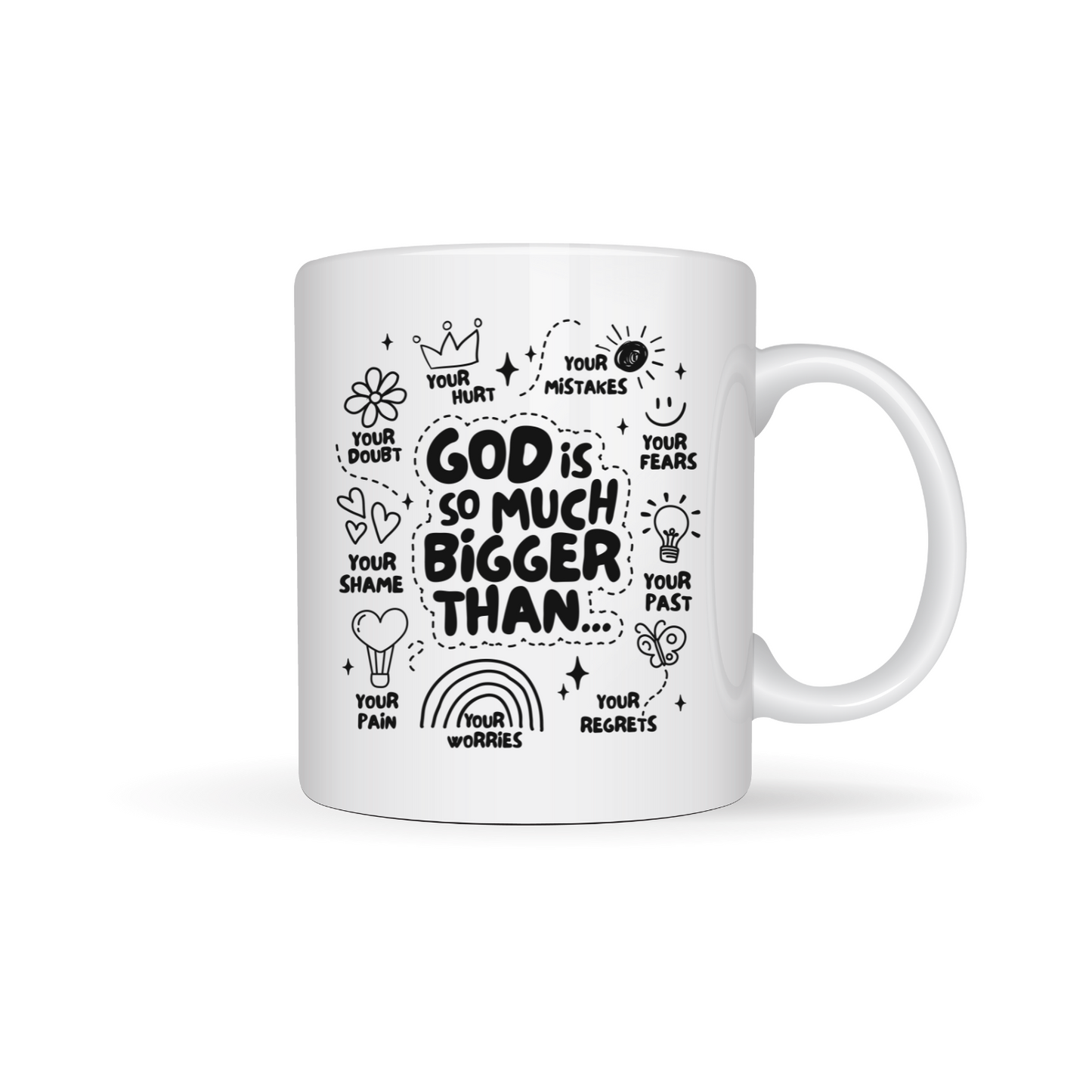 "God is so much bigger than.." - Mug