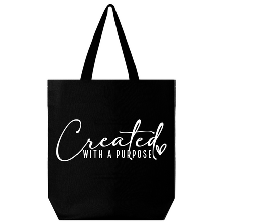 Created with Purpose Tote Bag