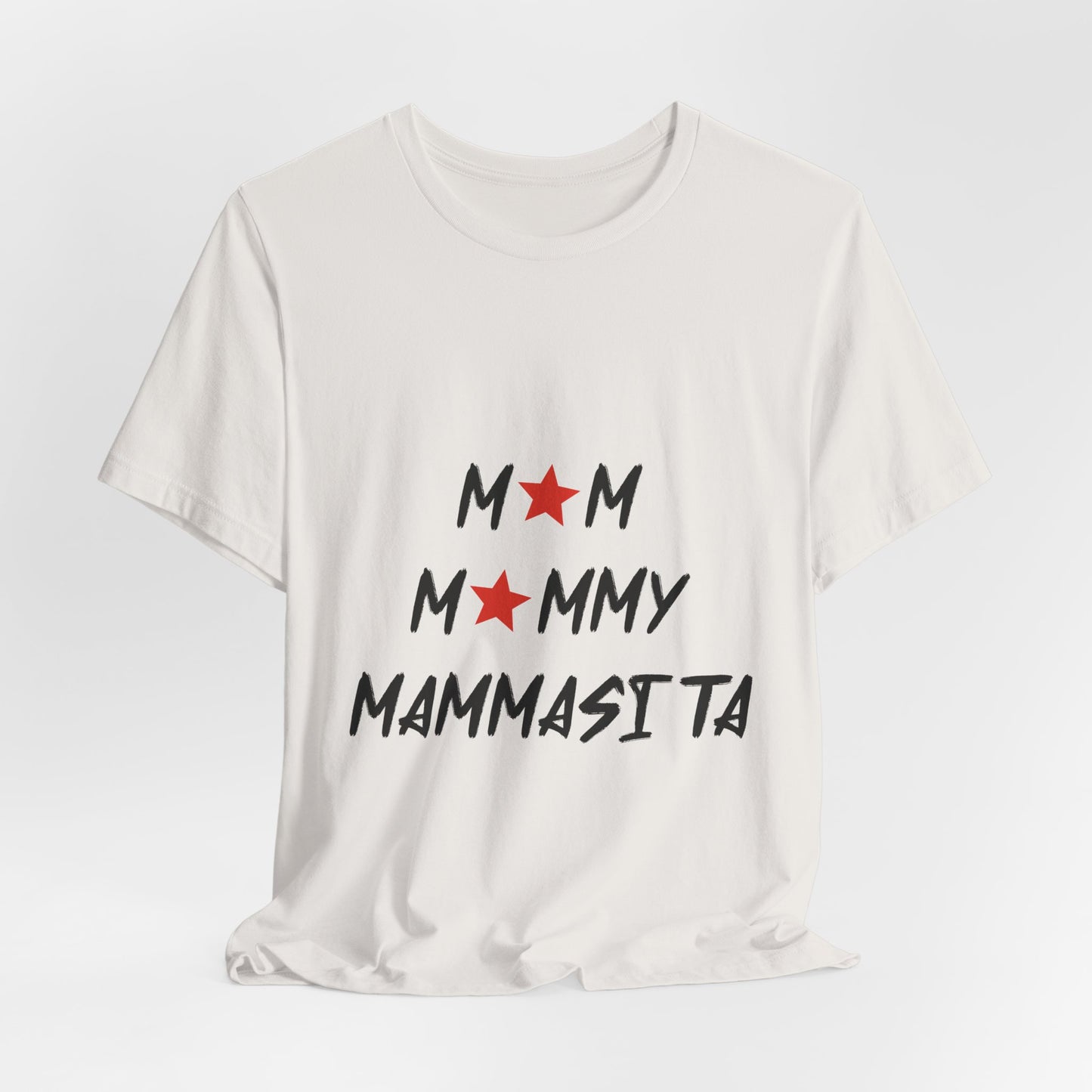 Mom Mommy Mammastia T-Shirt | Retro Script with Red Star