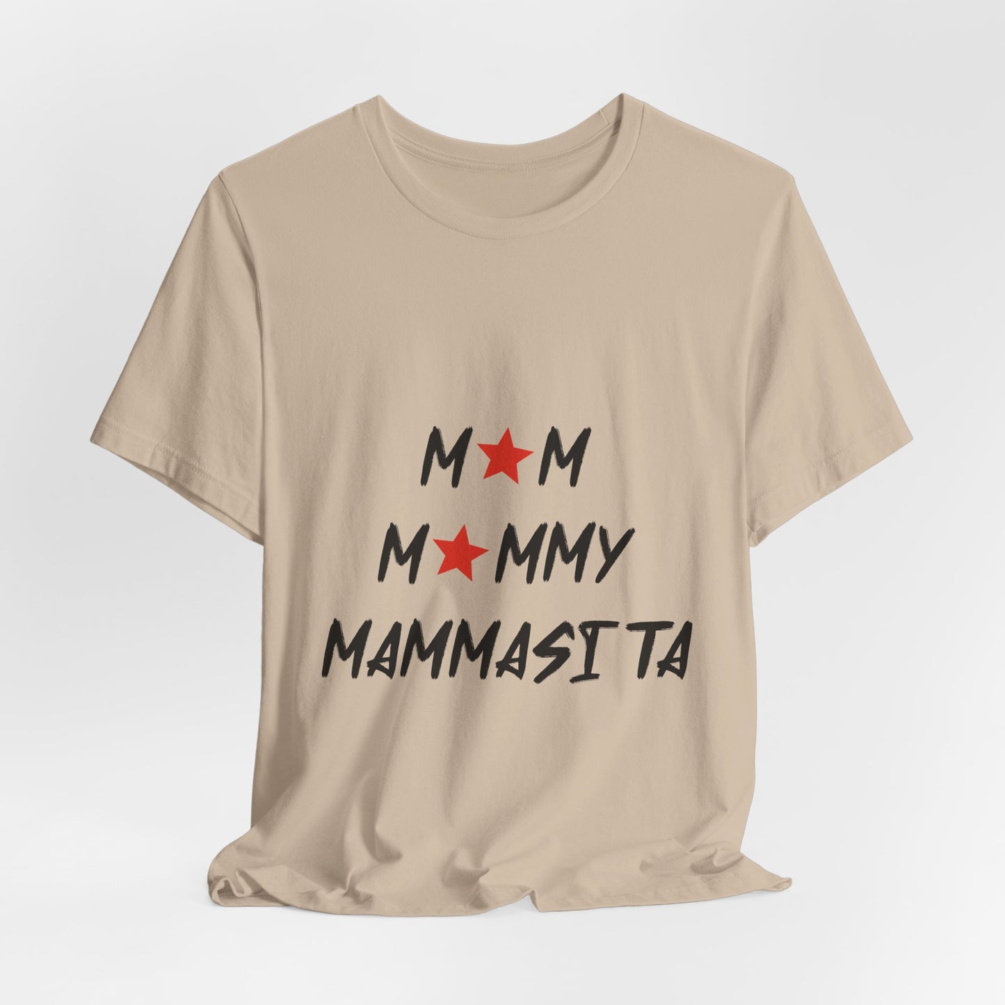 Mom Mommy Mammastia T-Shirt | Retro Script with Red Star