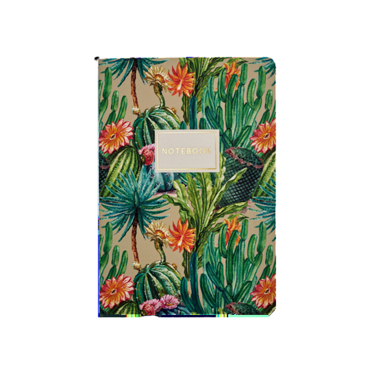 Green Cactus Notebook