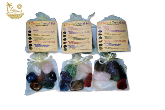 7 Chakra Crystals Set